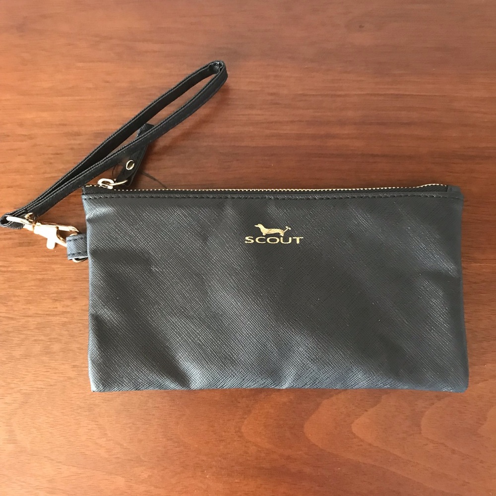 NWT Small Black Clutch
